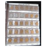 Partial Lincoln Cents Album, Date Range 1934-2000