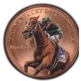 150th Kentucky Derby Winner Coin