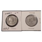 TWO (2) Susan B. Anthony $1 Coins