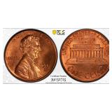 1987-D Lincoln Cent PCGS MS-66 RD