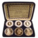 Gold Plated America Tribute Proof Coins