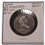 2000 Hebert Hoover Liberia Coin