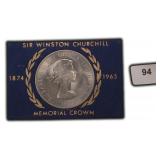 1965 Sir Winston Churchhill Memorial Crown