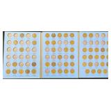 Partial Lincoln Cent Album, Date Range 1909-1940-S