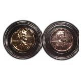 Gold Plated Lincoln One Cents