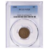 1900 Indian Cent PCGS VF-25 BN