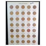 Thirty-Five (35) Lincoln Cents, Date Range 1946-D