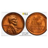 1958 Lincoln Cent PCGS MS-65 RD