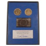 Gold Plated Bicentennial Half Dollars
