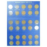 Partial Lincoln Cent Album, Date Range 1909-1940
