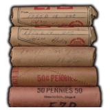 Estate Find: Five (5) Rolls of Lincoln Cents