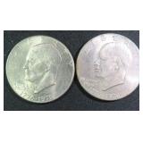 TWO (2) IKE Dollars