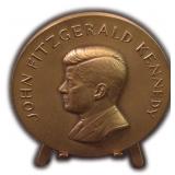 JFK Inauguration Medal on Stand