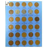 Complete Lincoln Head Cent Album, 1941-1975