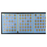 Partial Lincoln Cent Album: Date Range 1909-1940