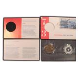 1973 Bicentennial Medal with Stamps, USPS