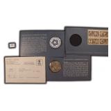 1972 Bicentennial Medal and Stamps, USPS