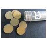 Fifty (50) 1946 P-D-S Lincoln Wheat Cents