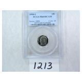 TWO (2) 1990-S Roosevelt Dime PCGS Graded PR69 DC