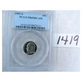 1983-S Dime, PCGS Graded PR69 DCAM