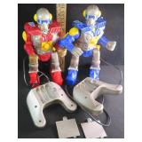 (2) Goldlok Vintage Battery Operated Robots