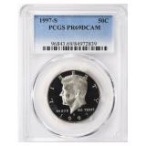 1997-S Kennedy Half Dollar PCGS Proof-69 DCAM