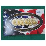 2009 GOLD Edition State Quarter Set