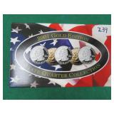 2001 GOLD Edition State Quarter Set
