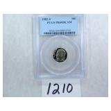 TWO (2) 1982-S Roosevelt Dime PCGS Graded PR69 DC
