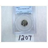 TWO (2) 1980-S Roosevelt Dime PCGS Graded PR69 DC