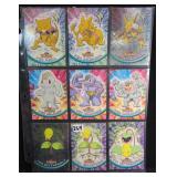 Nine (9) 1998 Topps Pokemon Cards