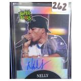#55/60 Nelly Signed 2021 Leaf Super Stars Card