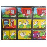 Nine (9) 1993 Lime Rock Spy vs Spy Trading Cards