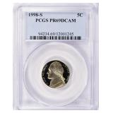 1998-S Jefferson Nickel PCGS Proof-69 DCAM