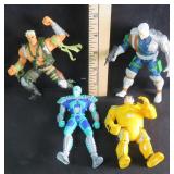 Four (4) Vintage Action Figures incl DC and