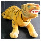 8" Vintage Hong Kong Velvet Bobble Head Tiger