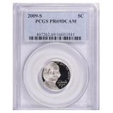 2009-S Jefferson Nickel PCGS Proof-69 DCAM