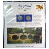 Maryland P&D State Quarter Display