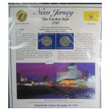 New Jersey P&D State Quarter Display