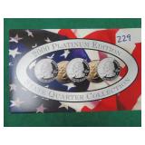 2000 PLATINUM State Quarter Set