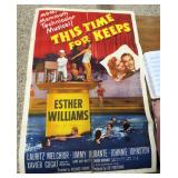 Original 1947 'This Time For Keeps' Movie Poster