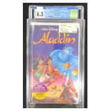 1992 Aladdin VHS, USA, Disney Home Video CGC 6.5