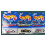 THREE (3) Unopened Hot Wheels, 1997-99