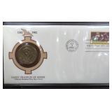 Saint Francis of Assisi MEDAL and FDC Display