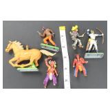 Assorted Figures incl Deetail (British) and Native