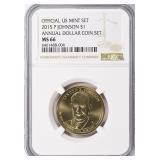 2015-P Dollar Lyndon B. Johnson NGC MS-66