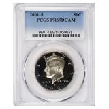 2001-S Kennedy Half Dollar PCGS Proof-69 DCAM