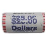 $25 Unopened Roll Presidential $1 Coins