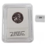 Silver Enriched 2009 Native American Dollar