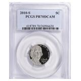 2010-S Jefferson Nickel PCGS Proof-70 DCAM